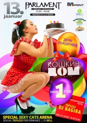 ДЕНЬ РОЖДЕНИЯ ВЕЧЕРИНКИ "КОШКИН ДОМ"