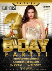 Ночной Клуб CatHouse празднует свой третий День рождения