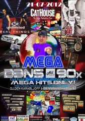 MEGA DЭNS 90-s@CatHouse Culture Beat vs 2UnLimited