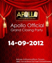 ОФИЦИАЛЬНОЕ ЗАКРЫТИЕ НОЧНОГО КЛУБА АПОЛЛО